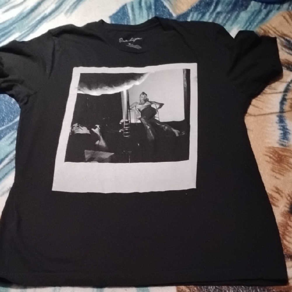 Men's Black Large Dua Lipa Future Nostalgia World Tour Band Music Shirt